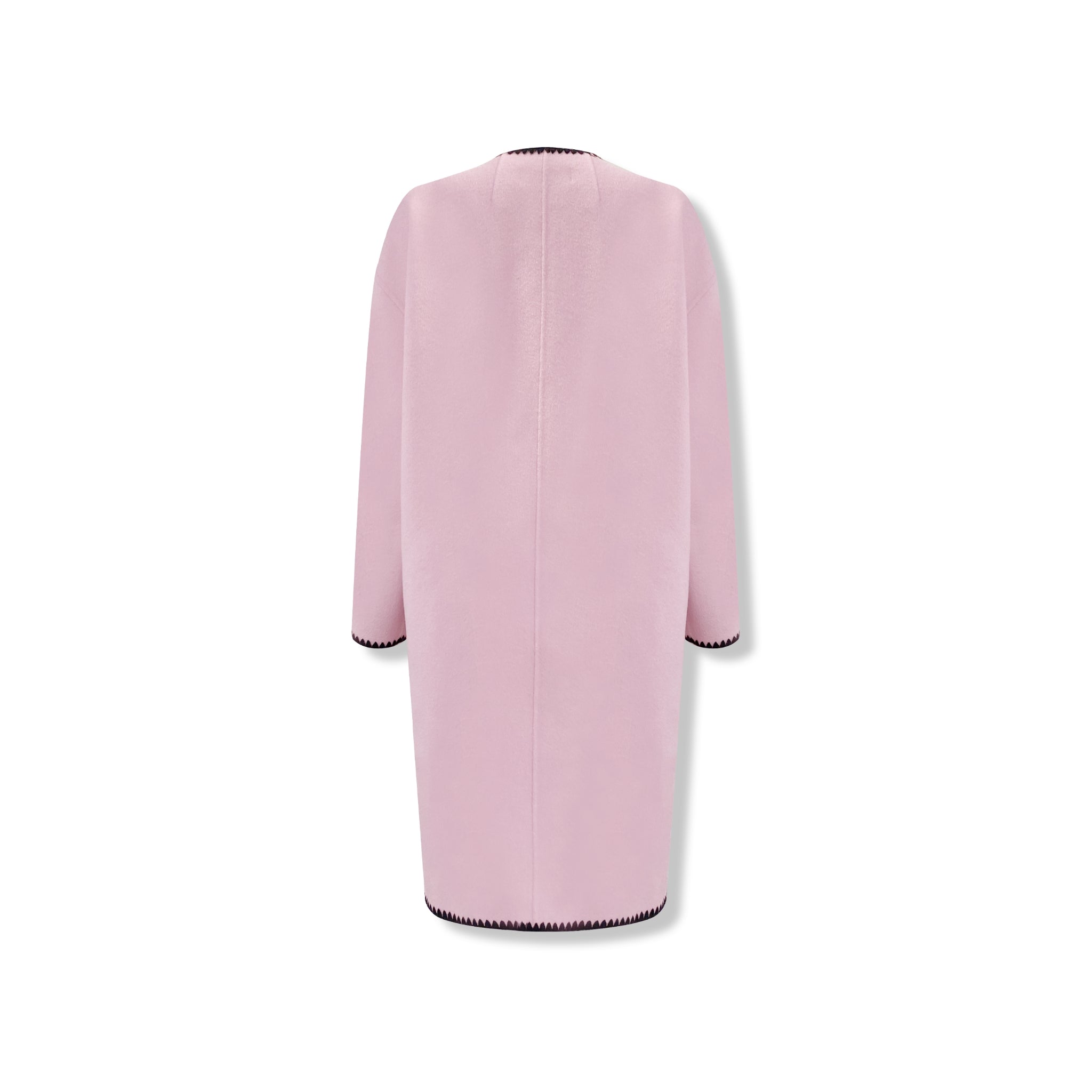 AIMME SPARROW Pink Cashmere Coat | MADA IN CHINA