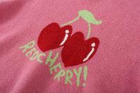 SOMESOWE Pink Cherry Fruit T-shirt | MADA IN CHINA
