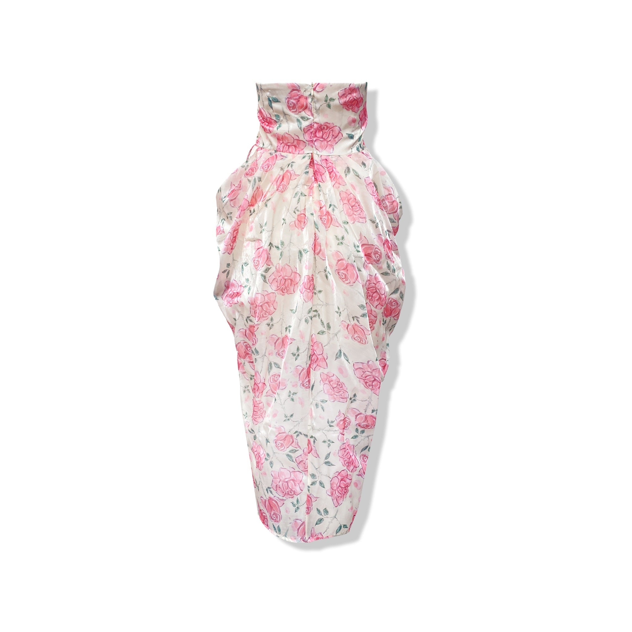 NOT FOR US Pink Floral Bandeau Dress | MADA IN CHINA