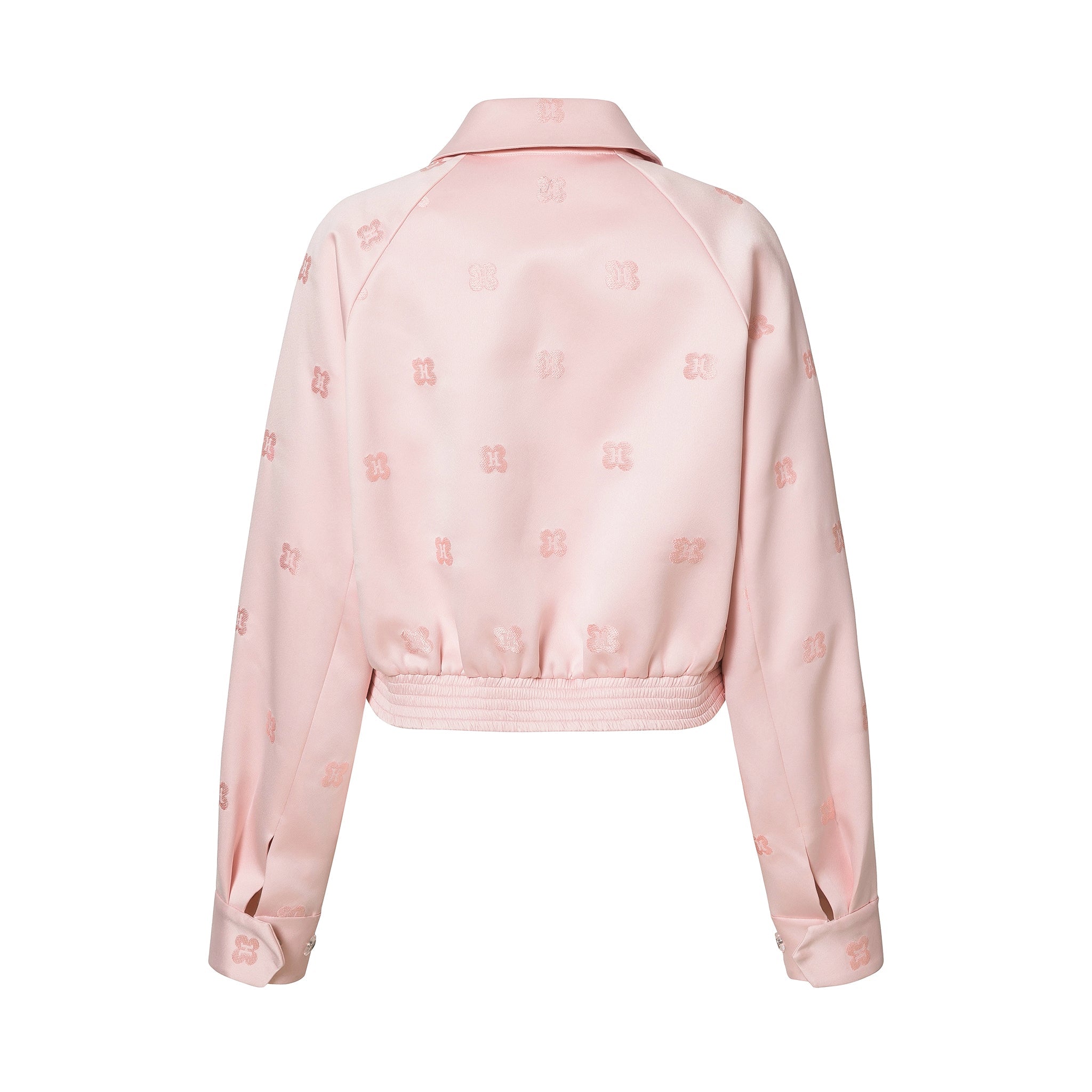 HERLIAN Pink Full Embroidery Floral Jacket | MADA IN CHINA