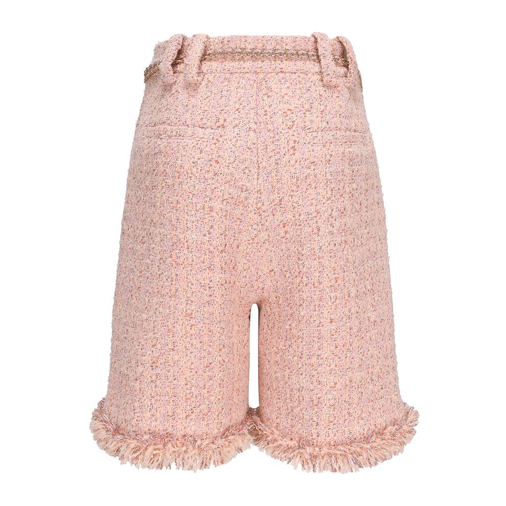 ARTE PURA Pink Knitted Shorts | MADA IN CHINA