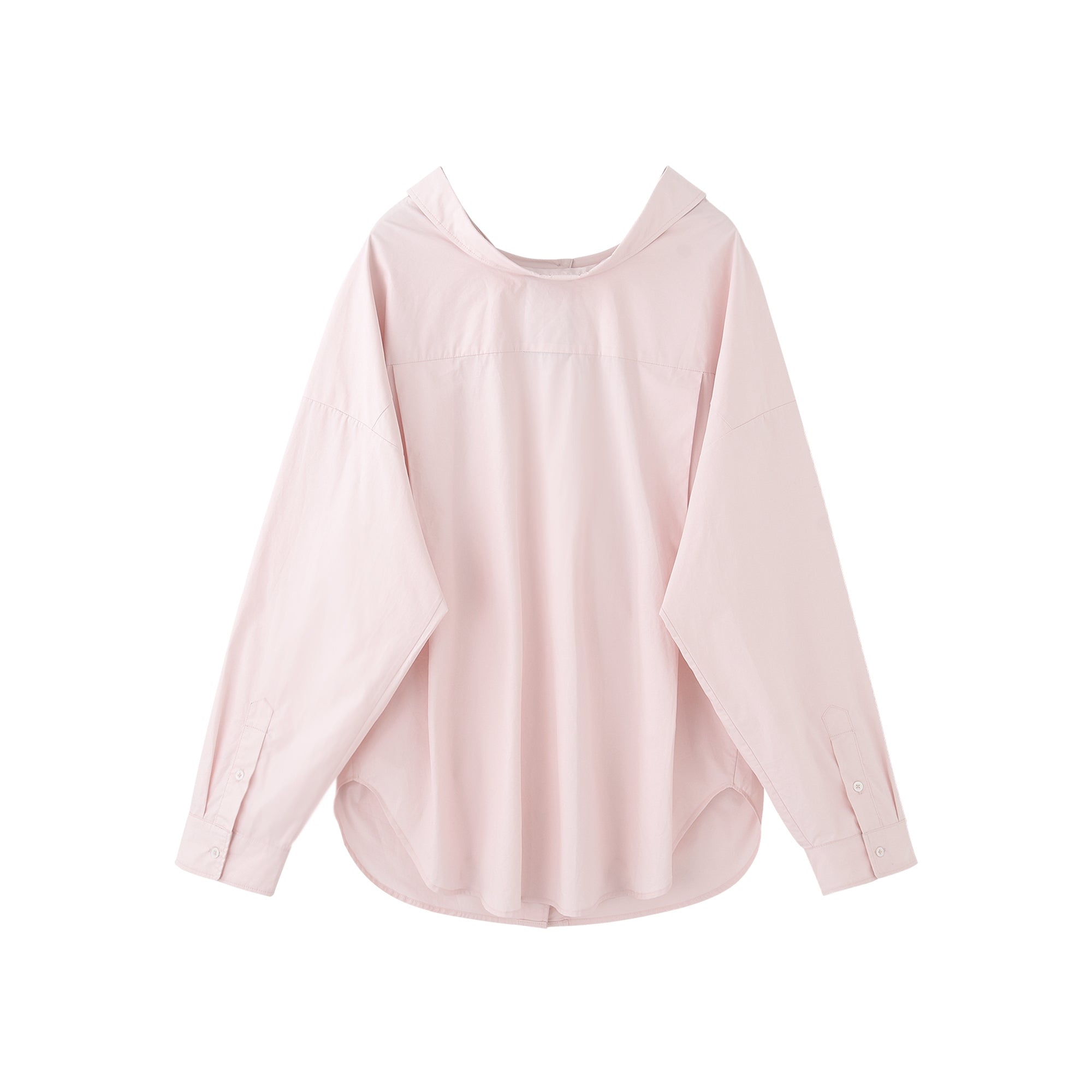 AIN'T SHY Pink Oversize Shirt | MADA IN CHINA