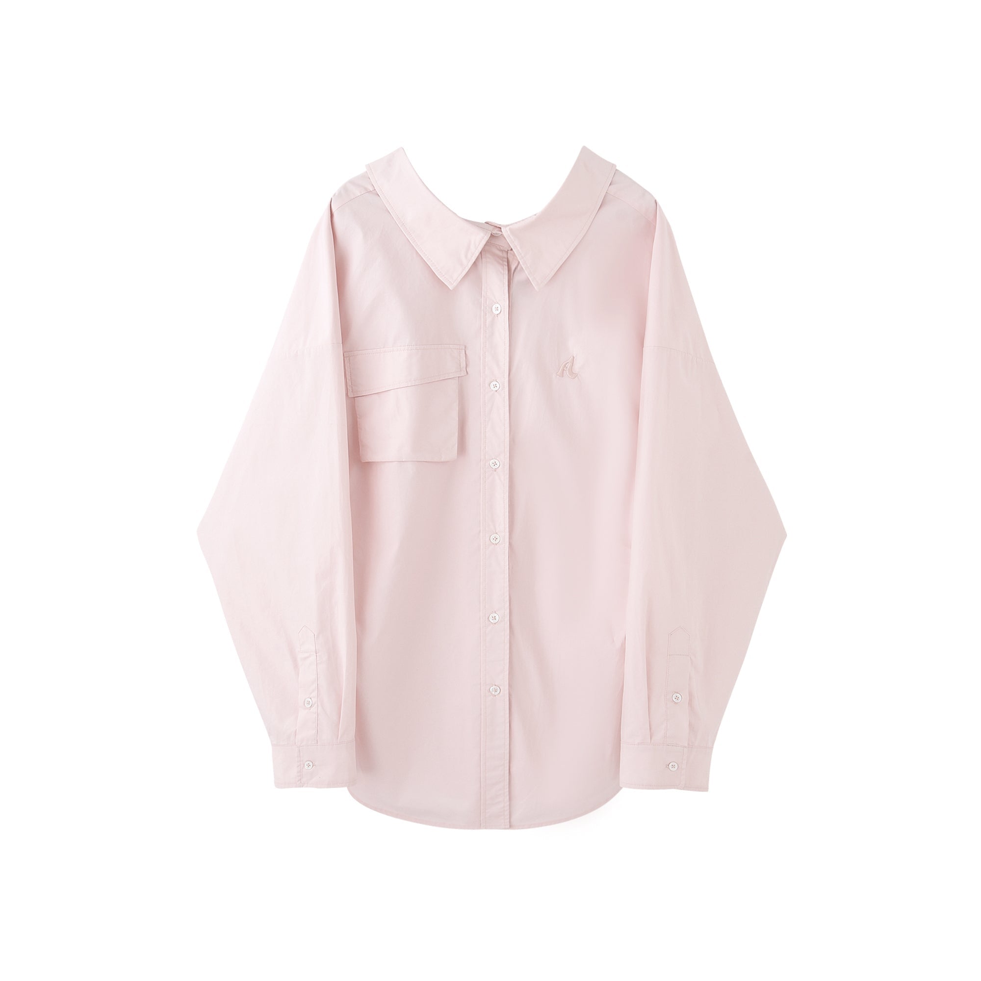 AIN'T SHY Pink Oversize Shirt | MADA IN CHINA
