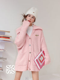 SOMESOWE Pink Polar Fleece Coat | MADA IN CHINA