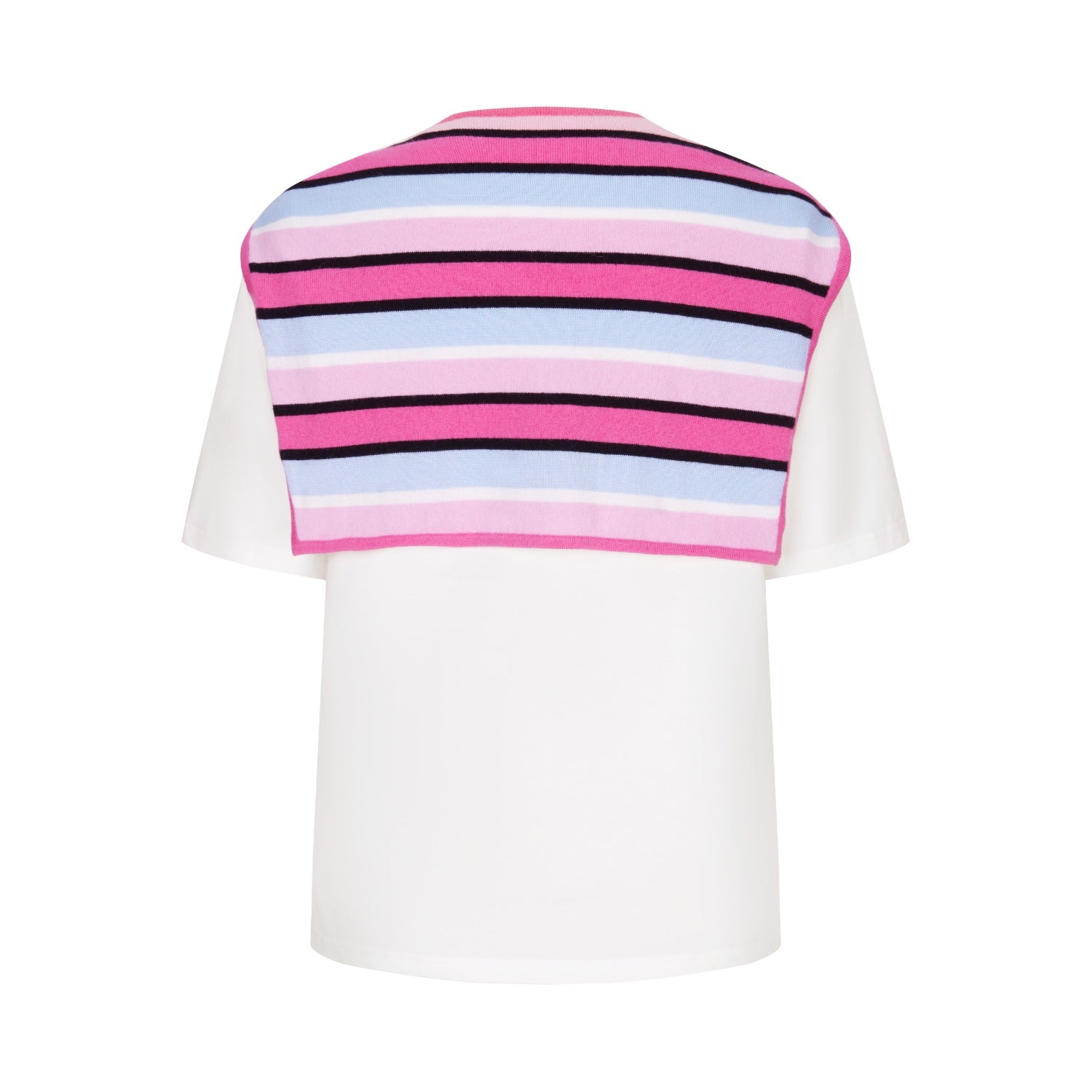HERLIAN Pink Stripe T-shirt | MADA IN CHINA
