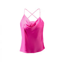 ONOFFON Pink Three-dimensional Crystal Camisole Top | MADA IN CHINA
