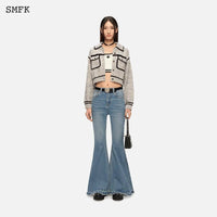 SMFK Popcorn College Knit Jacket | MADA IN CHINA