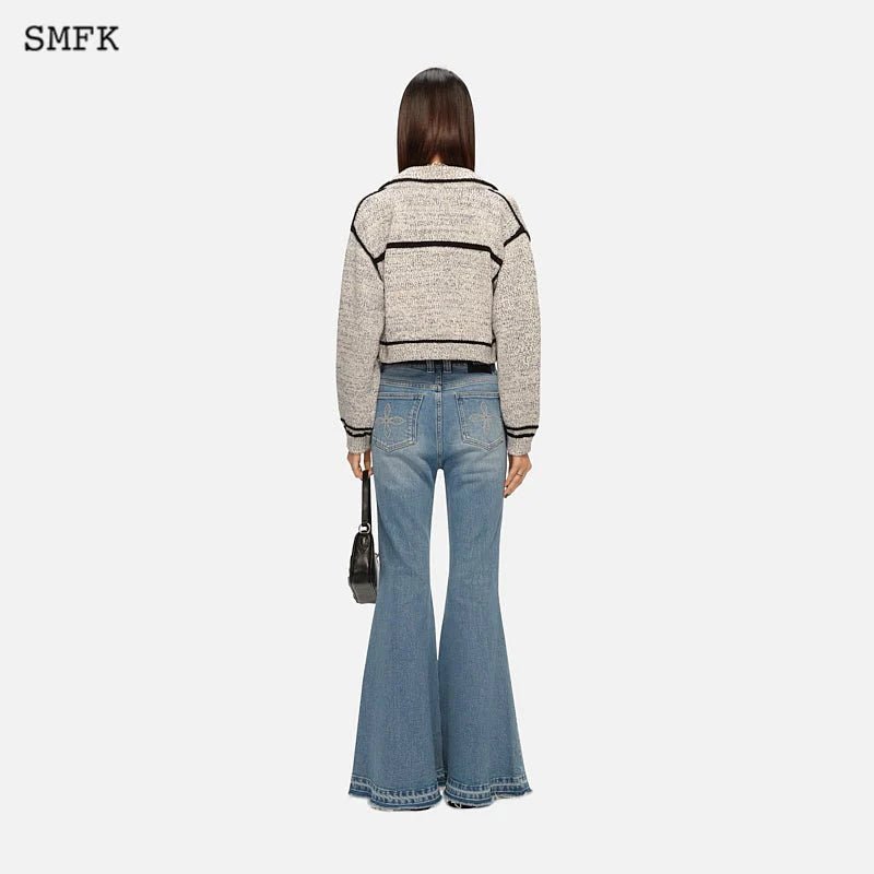 SMFK Popcorn College Knit Jacket | MADA IN CHINA