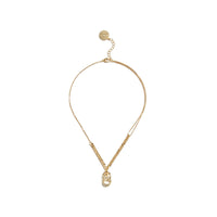 LOST IN ECHO Pull Ring Necklace Gold | MADA IN CHINA