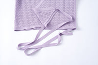 THREE QUARTERS Purple Ballet Style Knitted Top Set | MADA IN CHINA