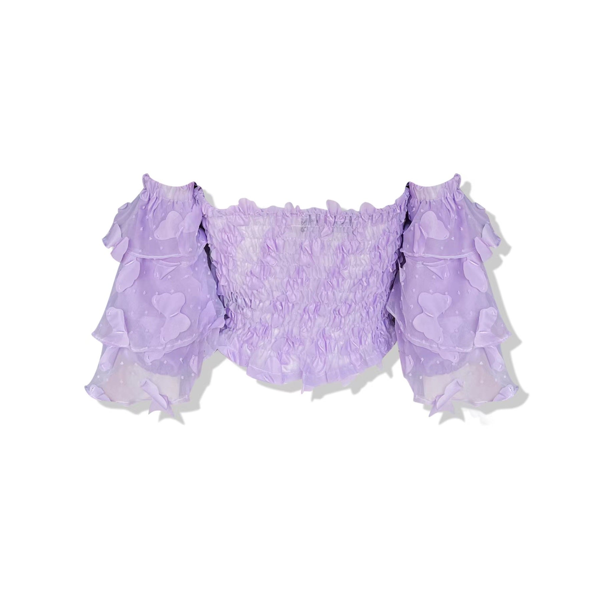 NOT FOR US Purple Butterfly Top | MADA IN CHINA