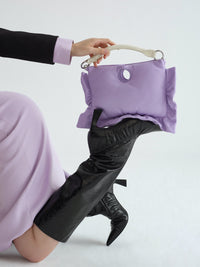 LOST IN ECHO Purple Cloud Pillow Bag | MADA IN CHINA