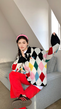 RYRANYI Rainbow Colored Sweater | MADA IN CHINA