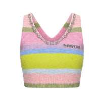 ARTE PURA Rainbow Knitted Vest | MADA IN CHINA