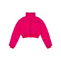 ANN ANDELMAN Red Cropped Down Jacket | MADA IN CHINA