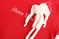 Alexia Sandra Red Doll Rabbit Sweatshirt | MADA IN CHINA