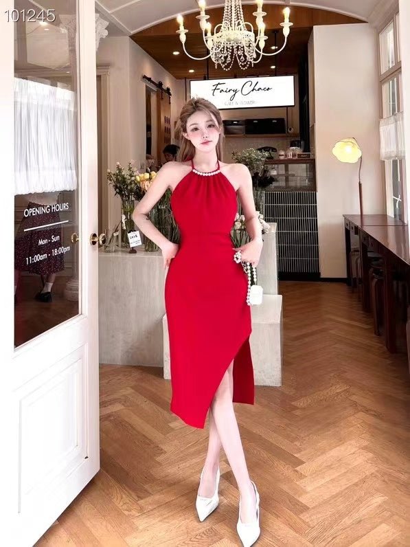 AIMME SPARROW Red Rose Dress | MADA IN CHINA