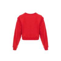 Laurence & Chico Red Tiger Cropped Sweater | MADA IN CHINA