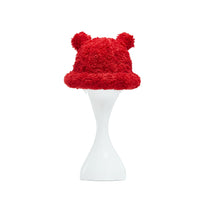 Laurence & Chico Red Tiger Ears Style Teddy Hats | MADA IN CHINA