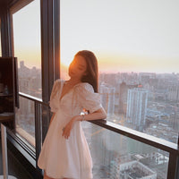 MASION.W Reflective Bowknot Dress | MADA IN CHINA