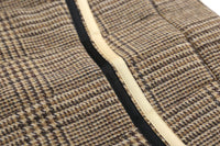 SOMESOWE Retro Checkered Pleated Wool Skirt | MADA IN CHINA