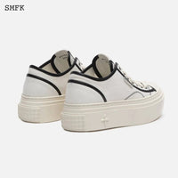 SMFK Retro College Low Top Board Shoes White | MADA IN CHINA
