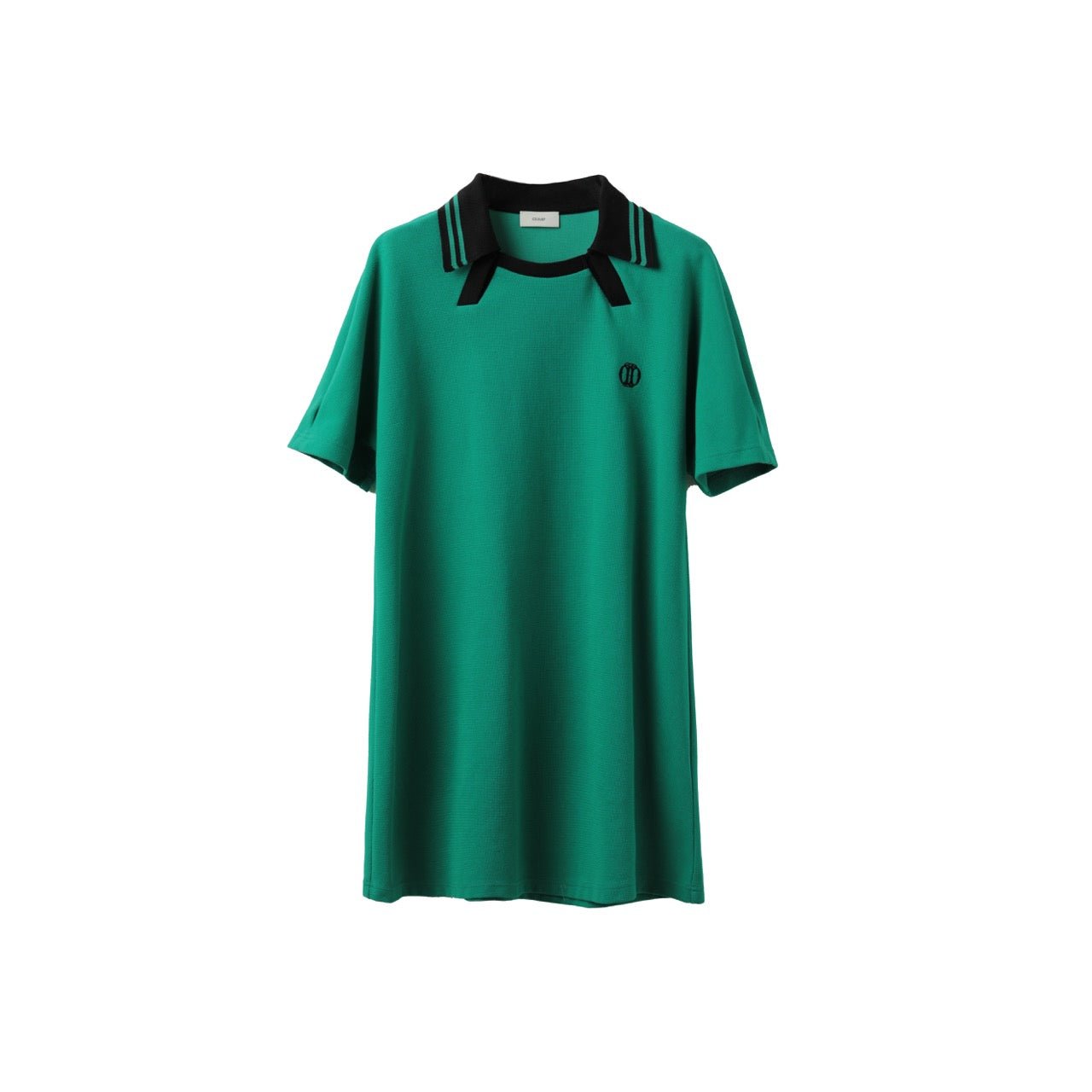 ICE DUST Reversal Collar Polo One-piece Green | MADA IN CHINA