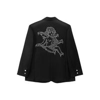 AIN'T SHY RS Blazer Jacket Black | MADA IN CHINA
