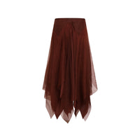 ELYWOOD Ruby Lace Skirt In Gauze | MADA IN CHINA