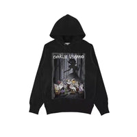 CHARLIE LUCIANO Seven Dwarfs Print Hoodie Black | MADA IN CHINA