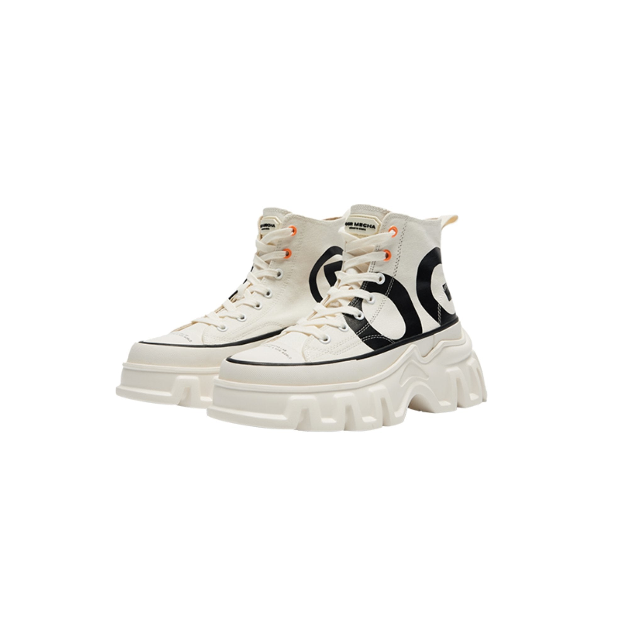 OGR SHEN FL Highs Prints Canvas Shoes White | MADA IN CHINA