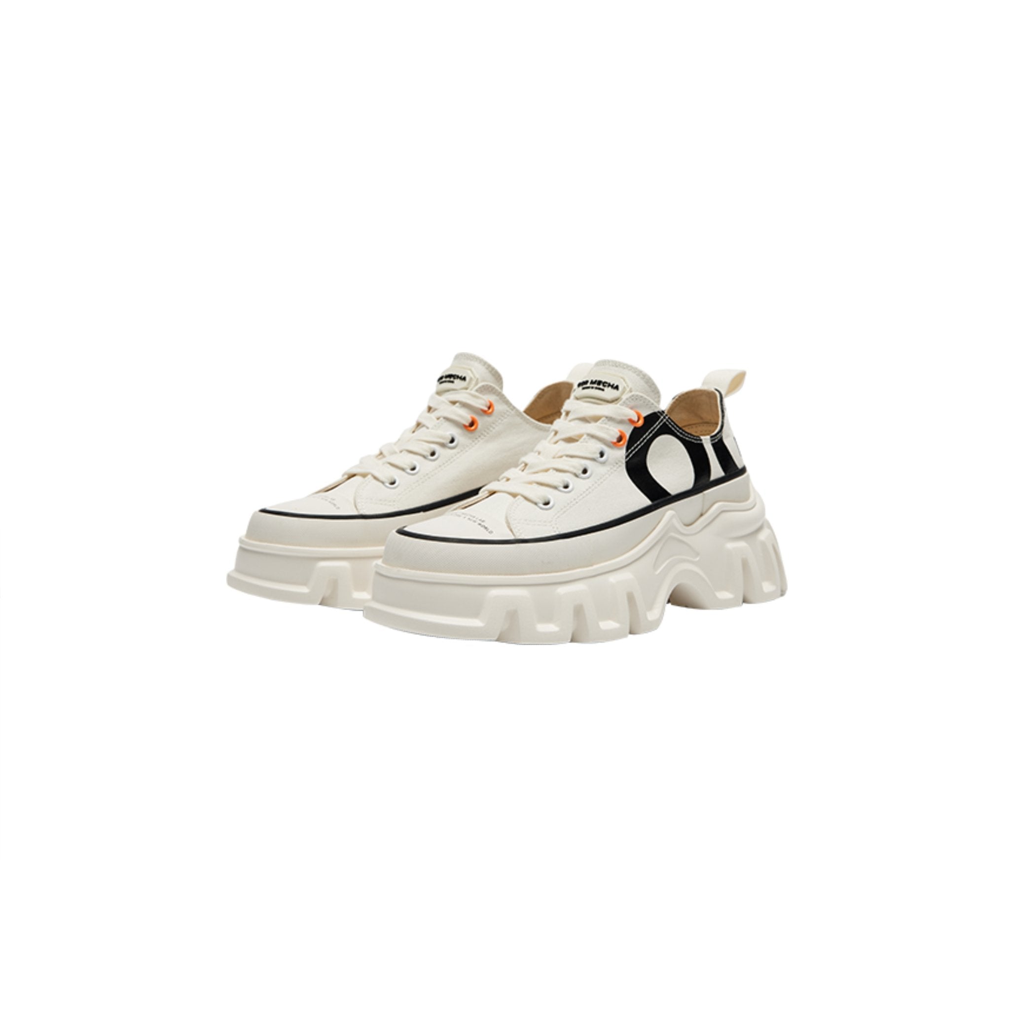 OGR SHEN FL Lows Prints Canvas Shoes White | MADA IN CHINA
