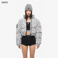 SMFK Short Body Down Jacket In Leopard Print | MADA IN CHINA
