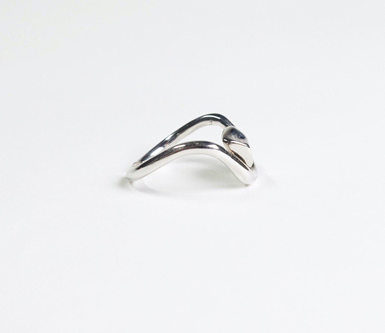 L'ELEMENTO Silver Metal Ring | MADA IN CHINA