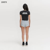 SMFK Skinny Model Black Tight T-shirt | MADA IN CHINA
