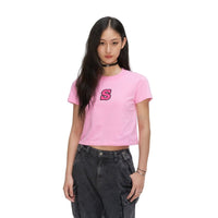 SMFK Skinny Model Pink Tight T-shirt | MADA IN CHINA