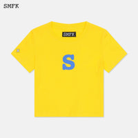 SMFK Skinny Model Yellow Tight T-shirt | MADA IN CHINA