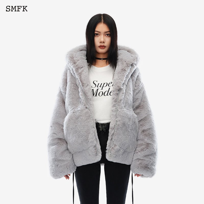 SMFK Snowman Hoodie Grey | MADA IN CHINA