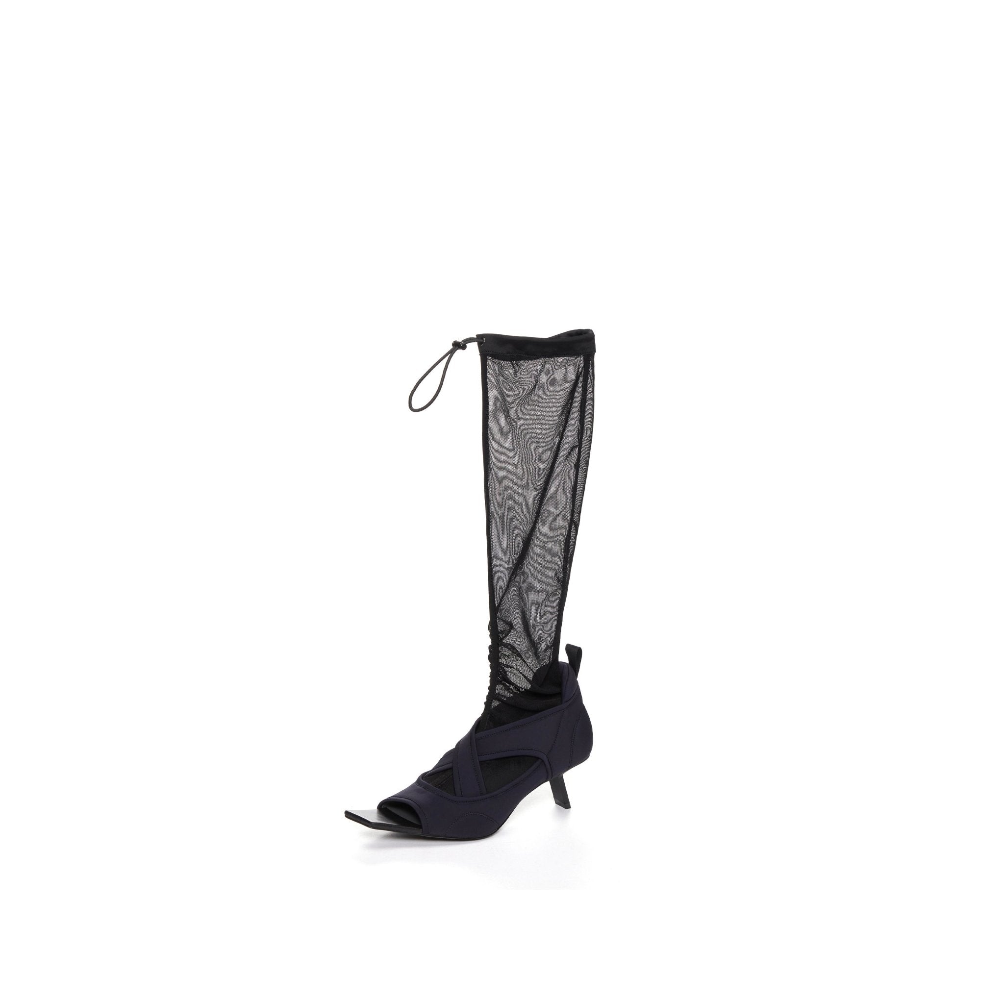 LOST IN ECHO Sporty Open-toe Low Heel Mesh Boots | MADA IN CHINA