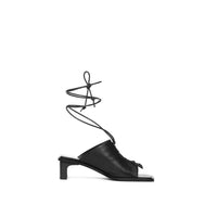 LOST IN ECHO Square Head With Rope Strap High Heel Sandals | MADA IN CHINA