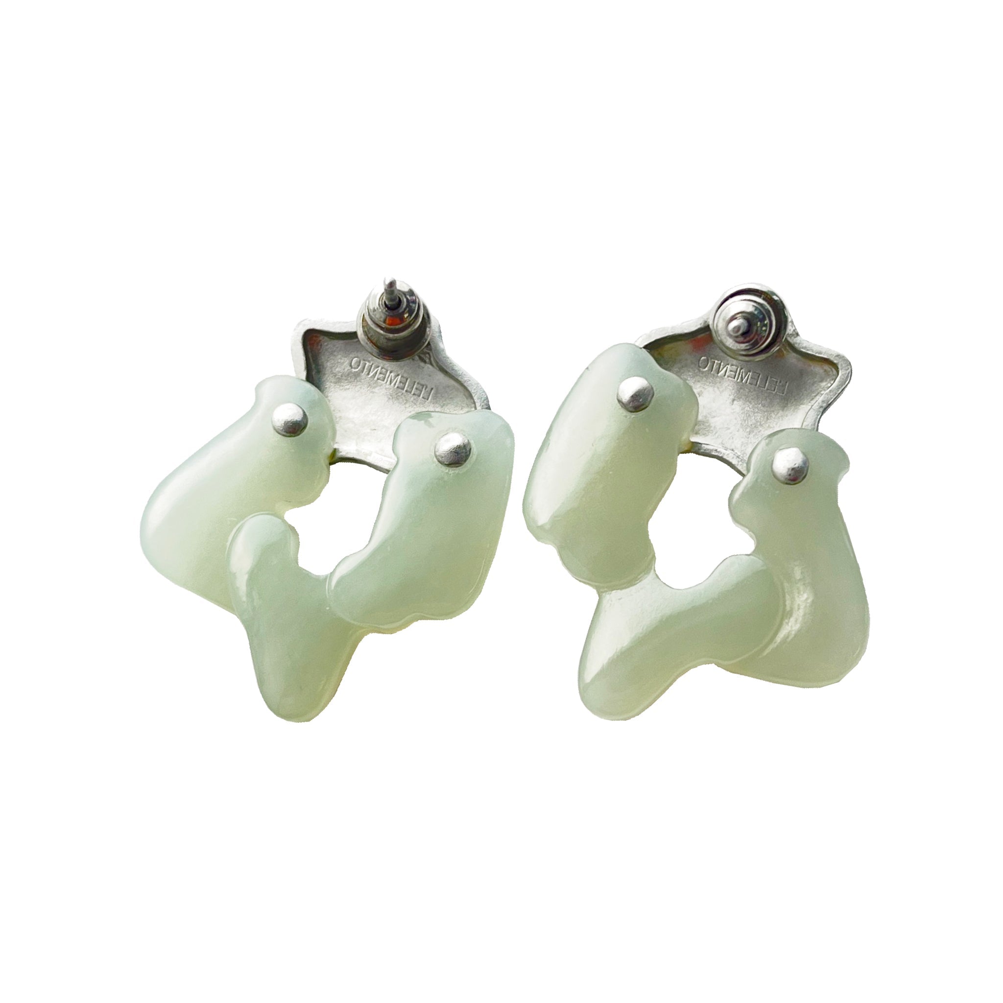 L'ELEMENTO Stone Cave Jade Earing | MADA IN CHINA