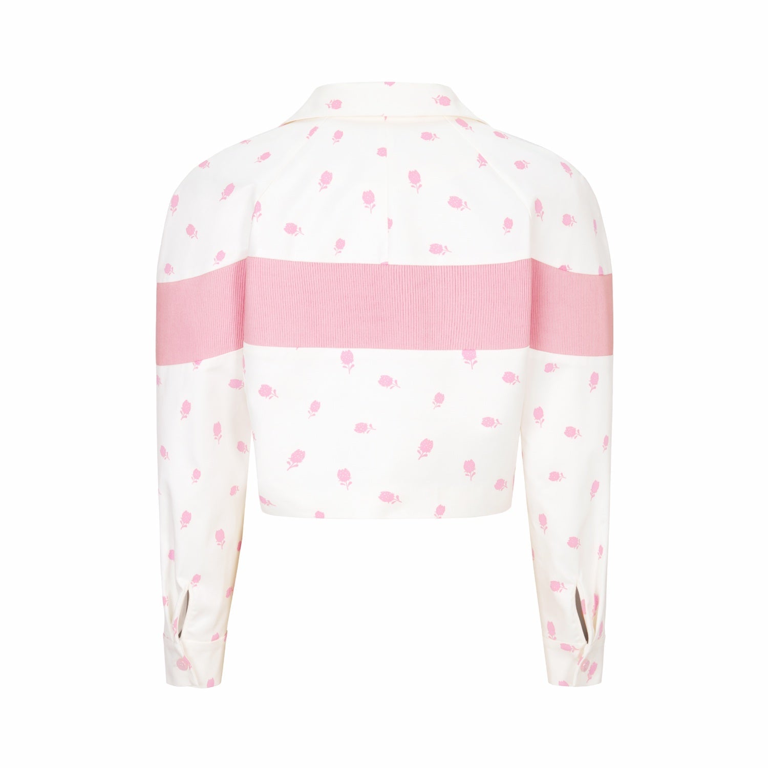 HERLIAN Strawberry Floral Knitted Patchwork Jacket | MADA IN CHINA