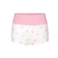 HERLIAN Strawberry Floral Patchwork Knitted Shorts | MADA IN CHINA