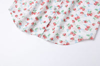 MOTOGUO Strawberry Vintage Woven Shirt | MADA IN CHINA