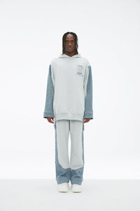VANN VALRENCÉ Structure Spliced Two-piece Hoodie | MADA IN CHINA