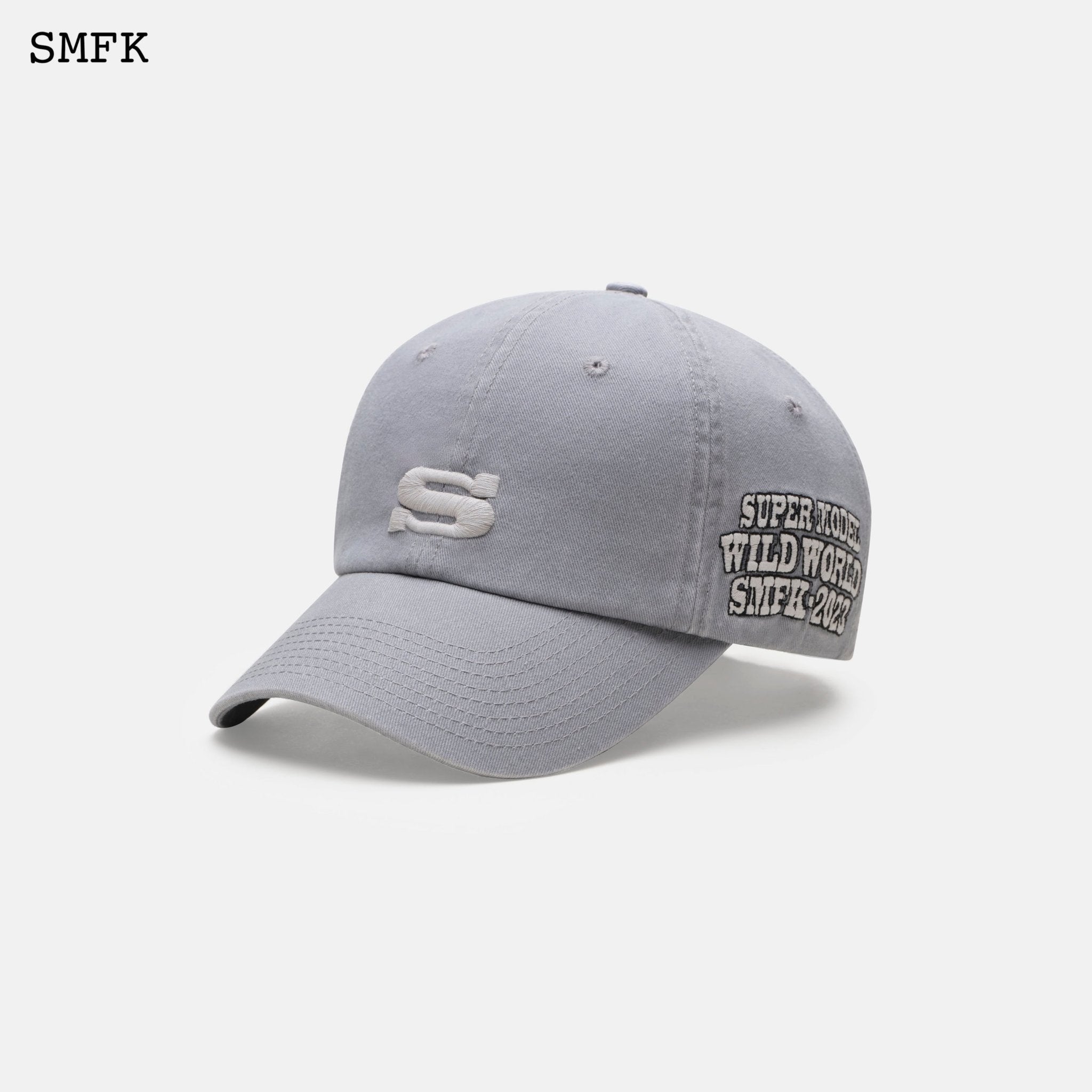 SMFK Super Model Light Grey Baseball Hat | MADA IN CHINA