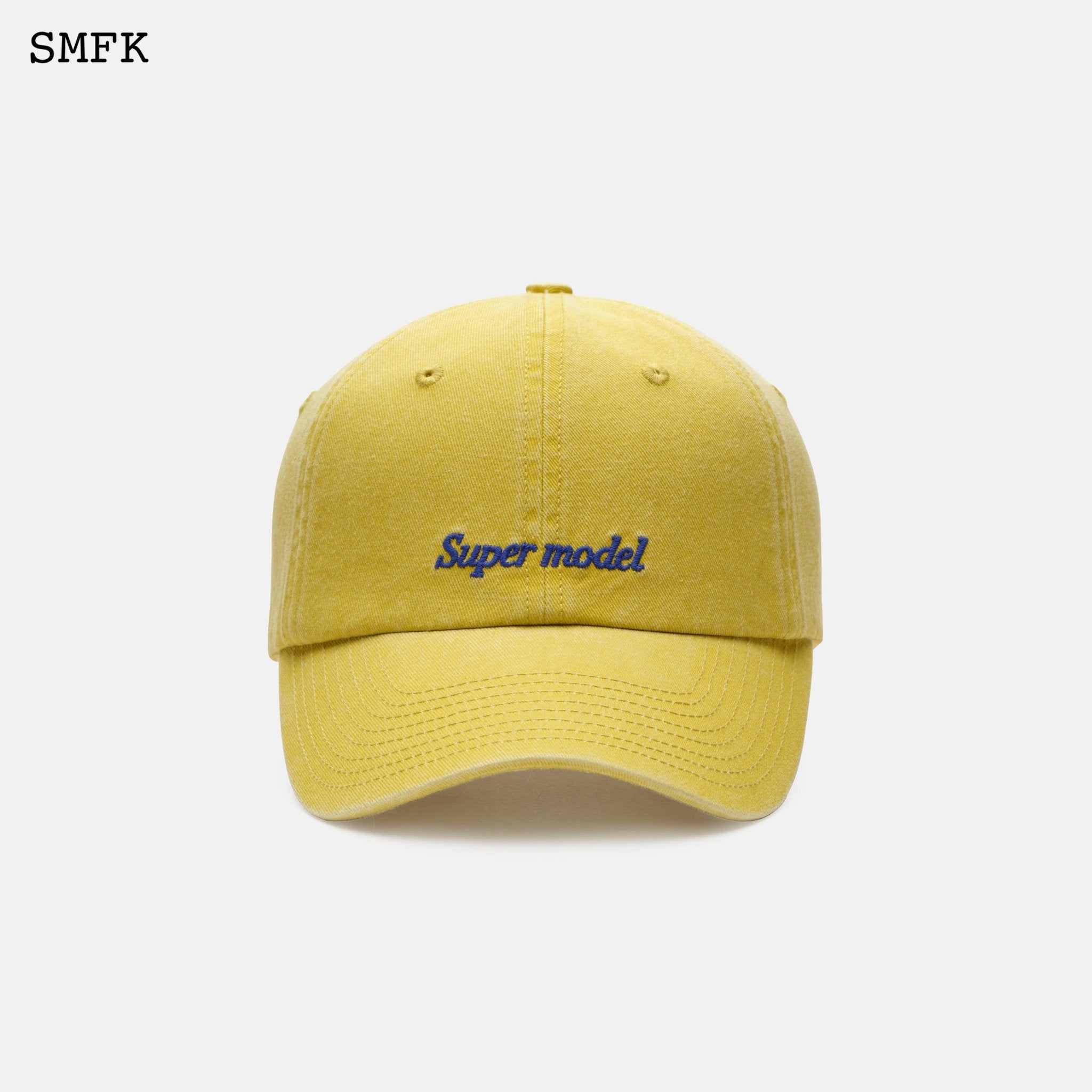 SMFK Super Model Yellow Baseball Hat | MADA IN CHINA
