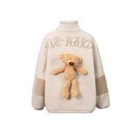 13 DE MARZO Teddy Bear Lamb Wool Coat Angora | MADA IN CHINA