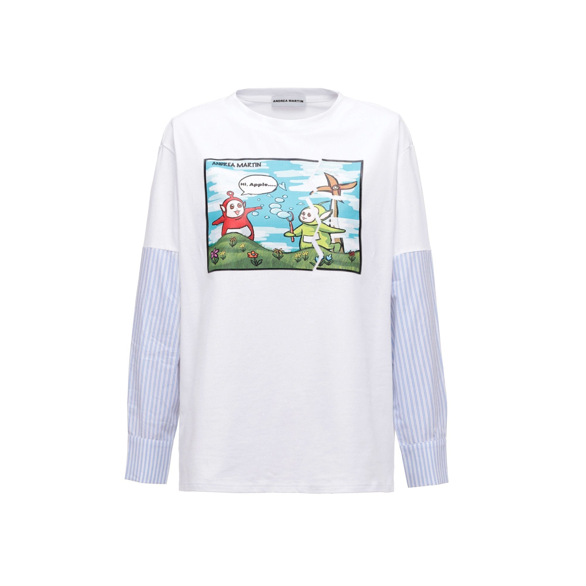 ANDREA MARTIN Teletubbies Panelled Long-Sleeve Tee | MADA IN CHINA
