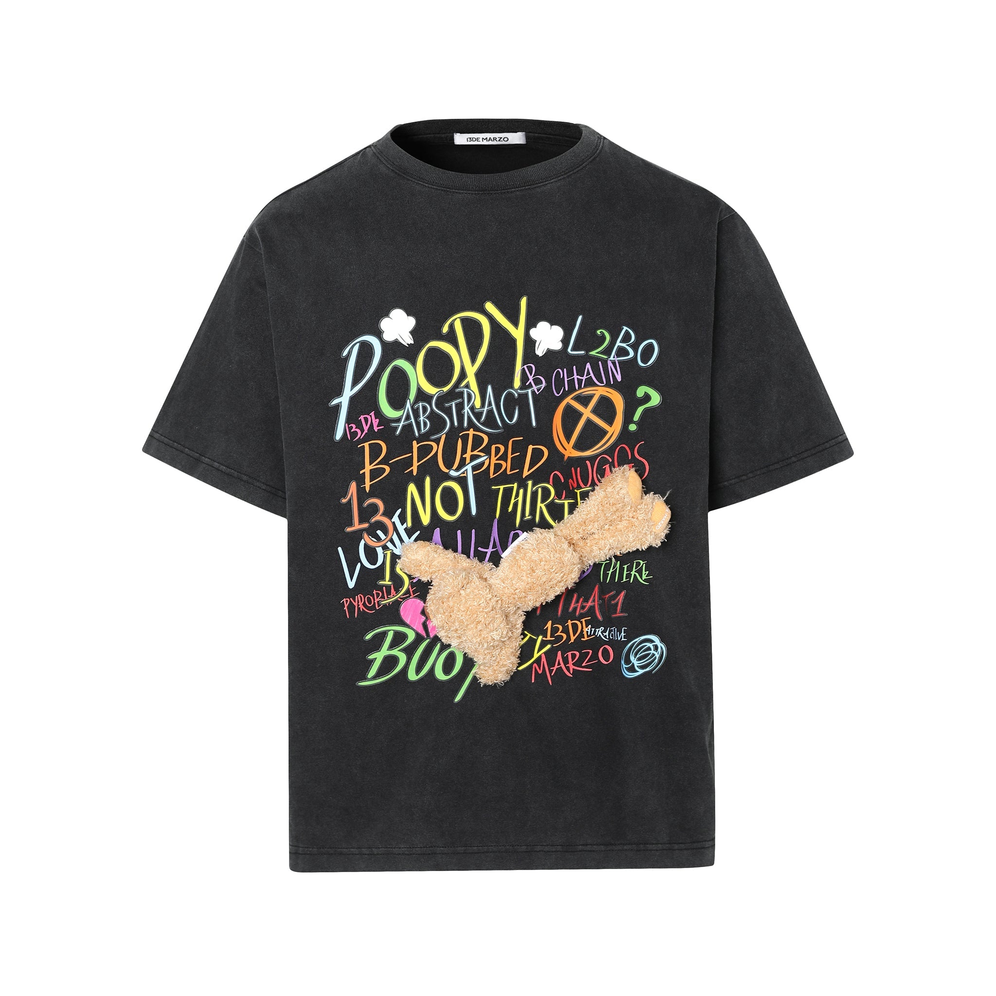 13de Marzo Text Graffiti Washable T-Shirt